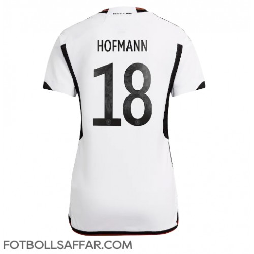 Tyskland Jonas Hofmann #18 Hemmatröja Dam VM 2022 Kortärmad